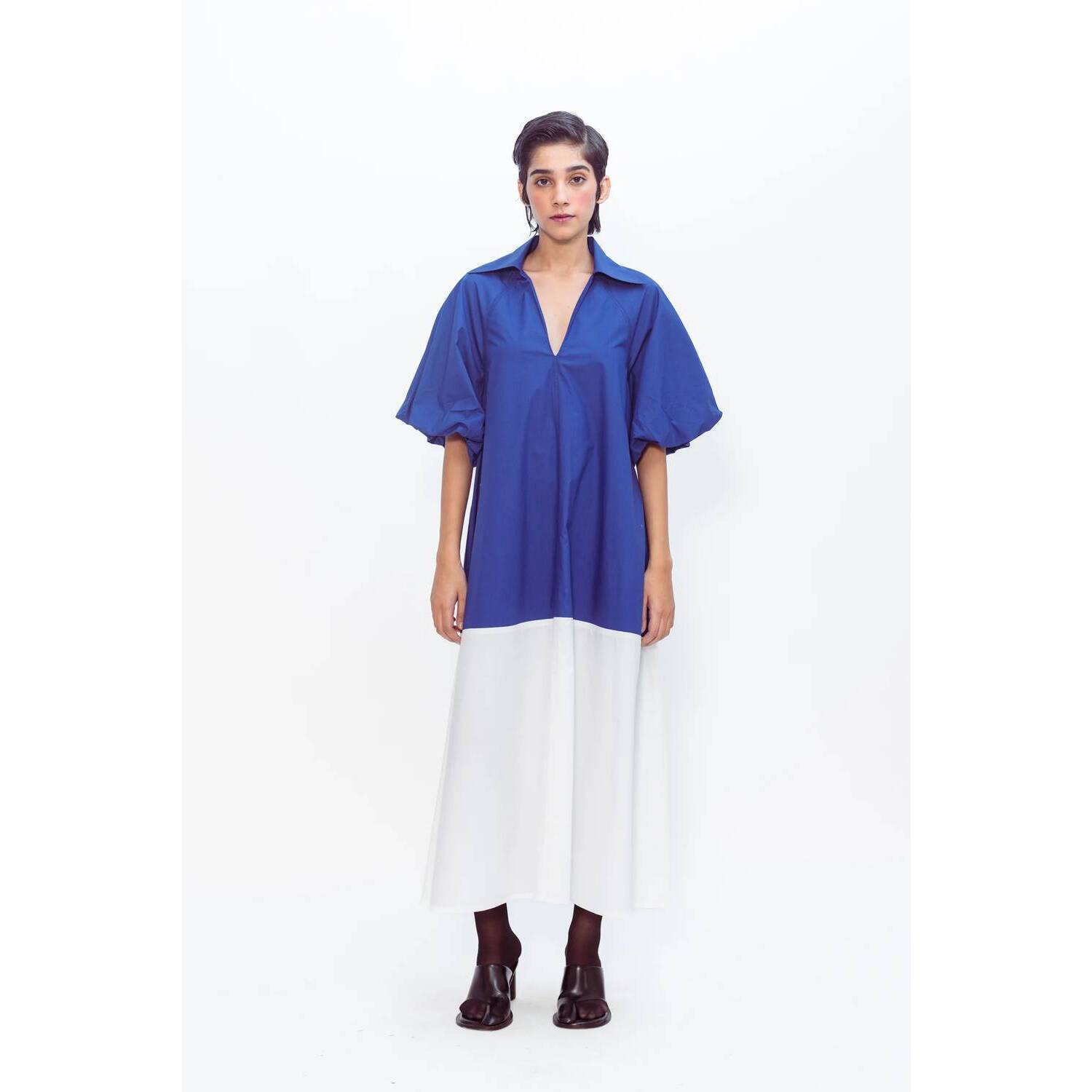 New Lovebirds Weekend Dress In Cerulean Blue